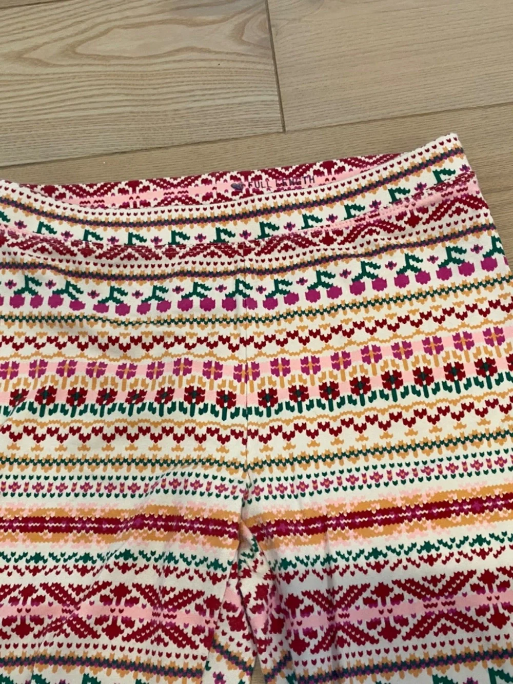 J. Crew Crewcuts Girls’ Size 14 Multicolor Fair Isle Pattern Leggings